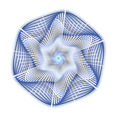 mavi soyut kaleidoscope arka plan