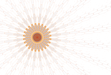 Yaratıcı tasarım için renkli soyut fraktal çizim