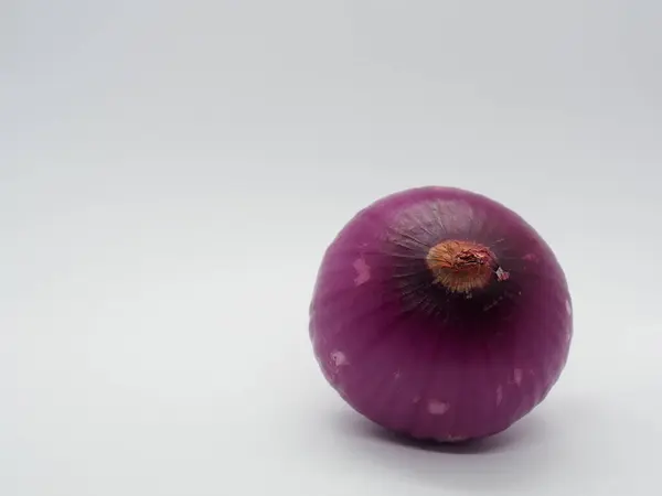 Фиолетовый Лук Изолирован Белом Фоне — стоковое фото