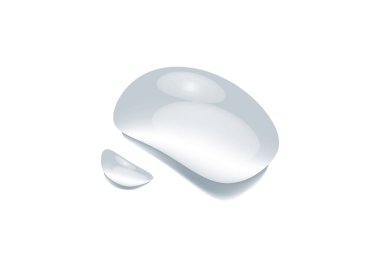 Gerçekçi su damlası vektörleri beyaz arka plan ep77 'de izole edildi