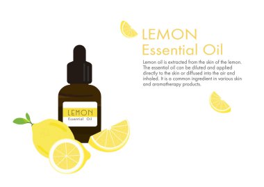 Tıbbi tedavi vektörü ep03 'te temel yağ çıkarma için limon bitkisi