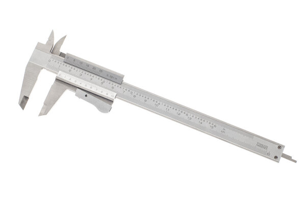 Precision Caliper isolated on white
