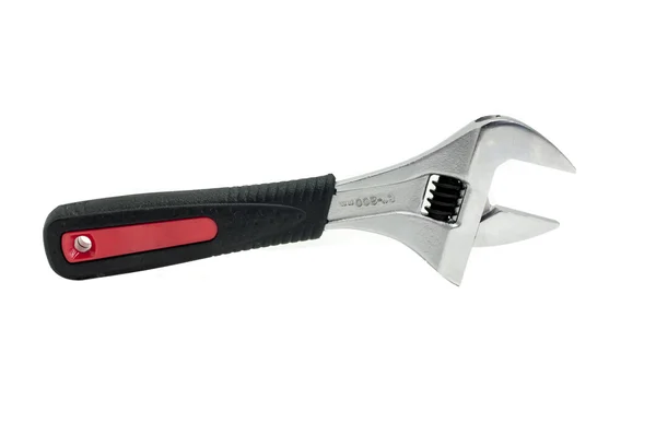 Andjustable wrench isolated on white — Stock Photo, Image
