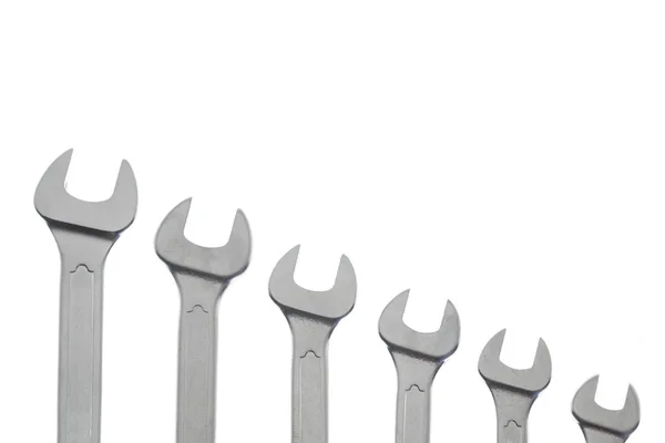 Wrenches isolated on white — Stock Photo, Image