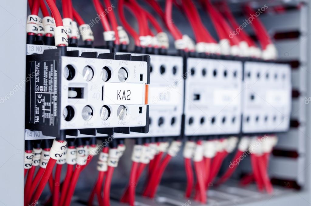 Electrical connections in control panel