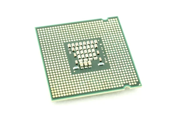 CPU isolerad på vit — Stockfoto