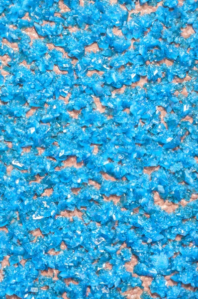 Синие медные кристаллы — стоковое фото