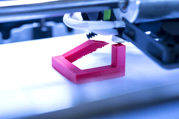 Máquina de impressão tridimensional — Fotografia de Stock