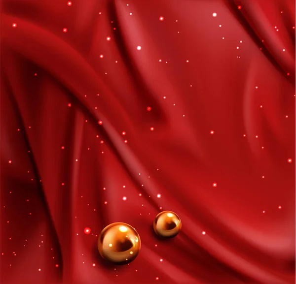 Red Cloth Background. fundal vectorial. șablon sau substrat pentru banner — Vector de stoc