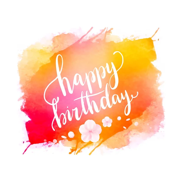 Joyeux anniversaire. texte d'anniversaire, composition de lettrage. Illustration vectorielle eps.10. Conception vectorielle typographique joyeux anniversaire pour cartes de vœux, carte d'anniversaire, carte d'invitation. — Image vectorielle