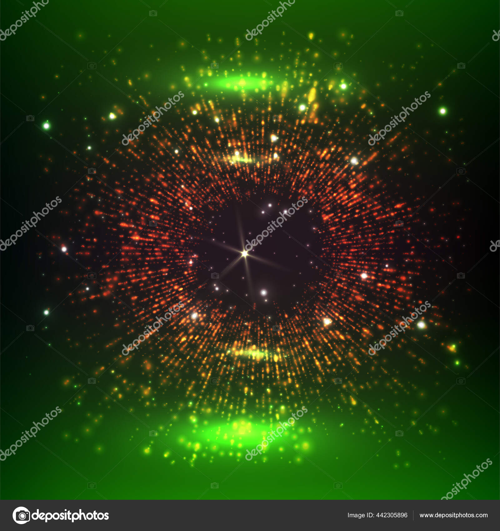Conceptual Illustration Quantum Entanglement Two Partticles Share ...