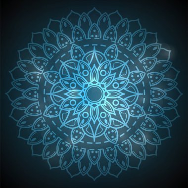Kızılderili deseni. Klasik dekoratif elementler. Mandala. Lüks dekoratif öğeler.