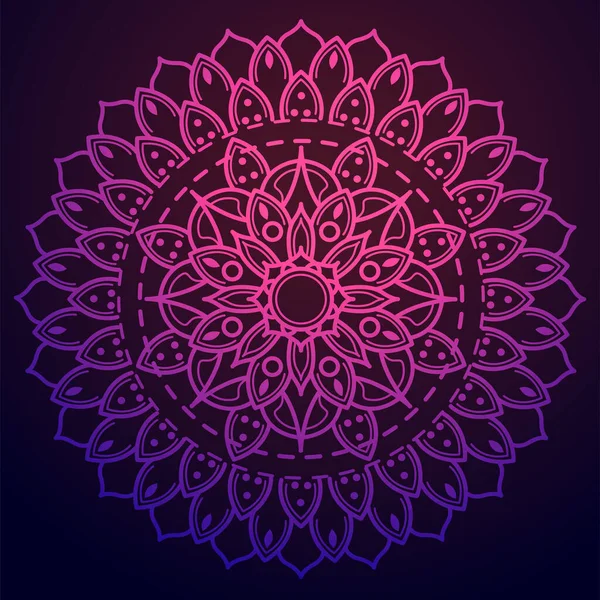 Mandala Vagyok Luxus Dekoratív Elemek Kézzel Rajzolt Háttér Iszlám Arab — Stock Vector