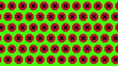 Hata canlandırılmış arkaplan desenleri.4K video.