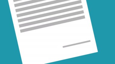 license red stamp motion animation.4k video