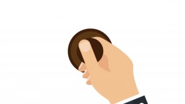 approved red stamp motion animation on green background.