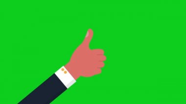 Animasyonu hızlandırır - Vector art 4K video. Basit hareket canlandırması. Daha Açıklayıcı Video için kullanılabilir. Yeşil arkaplan