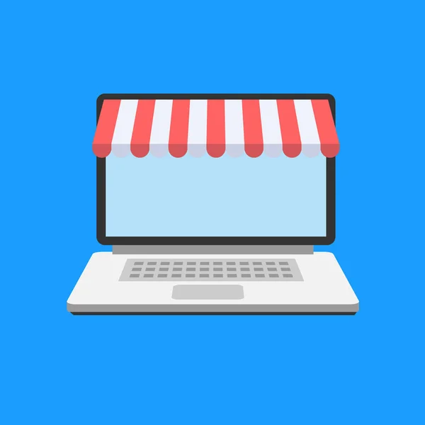 çevrimiçi alışveriş simgesi. Düz tasarım, vektör illüstrasyonu. Web UI için basit vektör simgesi.design, mobil upp, banner, poster.