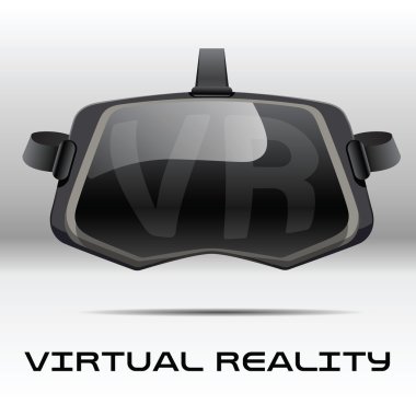 Orijinal stereoskopik 3D VR kulaklık. Ön görünüm.