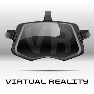 Orijinal stereoskopik 3D VR kulaklık. Ön görünüm.
