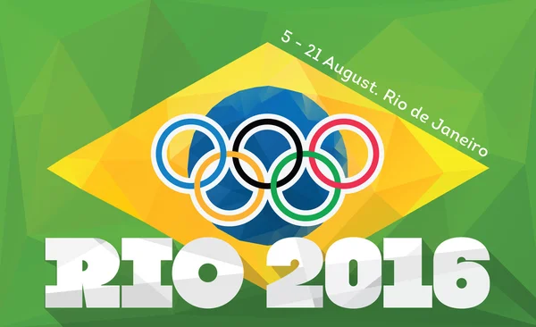 Illustartion van rio 2016 Olympische spelen — Stockvector