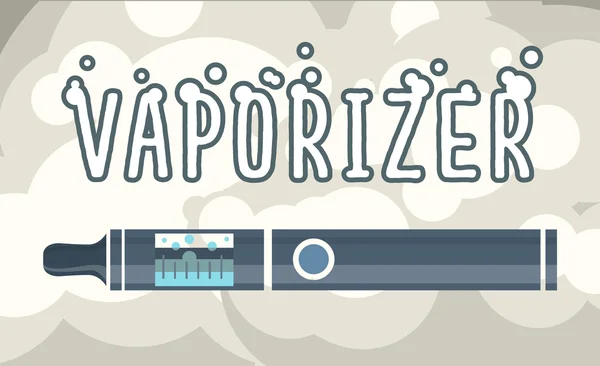 Elektronik sigara vaporizers vektör çizim