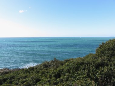 Livorno, İtalya Tuscan kıyı şeridi boyunca Akdeniz