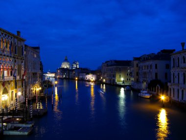 Grand canal, Venedik gece