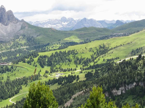 Panoramic mountain view — Stock Photo, Image