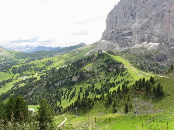 Panoramic mountain view — Stock Photo, Image