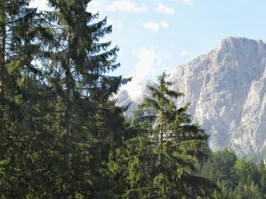 Panoramik dağ görünümü