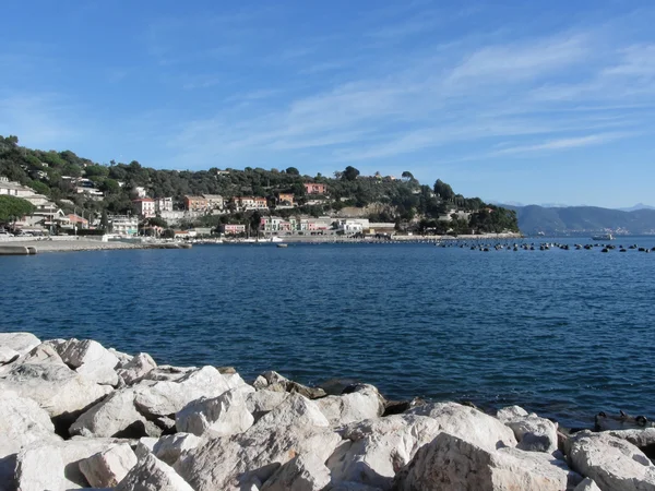 바다에서 홍합 농장의 골 데이 Poeti의 풍경입니다. La Spezia의 지방, 이탈리아 — 스톡 사진