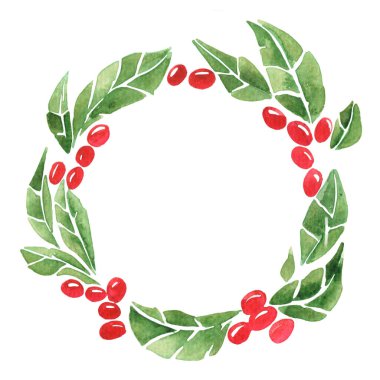 Kahve çekirdeği ve yapraklar kahve ve kafe kavramını süslemek için suluboya arka plan.