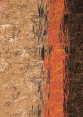 Sonbahar, kırsal ve kafeterya içme kavramları için soyut açık kahverengi, turuncu ve koyu çikolata rengi çizimi.