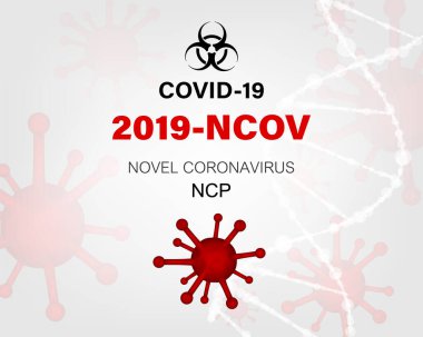Roman Coronavirus (2019-nCoV). Virüs Covid 19-NCP. 