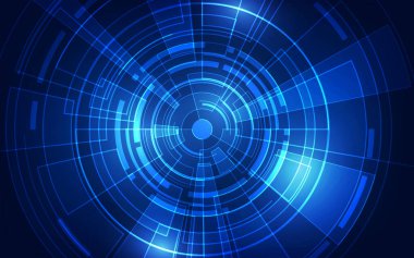 Soyut geleceksel dijital teknoloji arka planı.