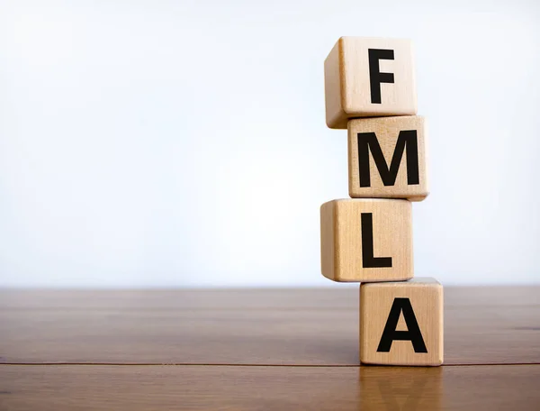 Символ Fmla Концептуальні Слова Fmla Сімейні Медичні Відпустки Діють Дерев — стокове фото