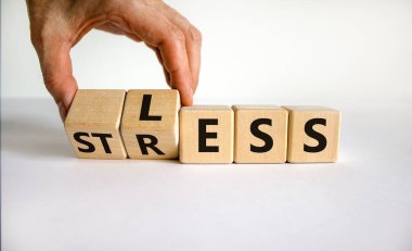 Daha az stresli ya da daha az stresli olmak. Tahta küplerde 