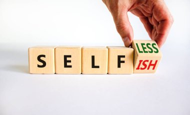 Bencil ya da özverili bir sembol. İş adamı küplere dönüşür ve 