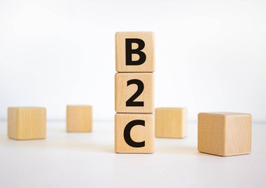 B2C - işten müşteri sembolüne. 