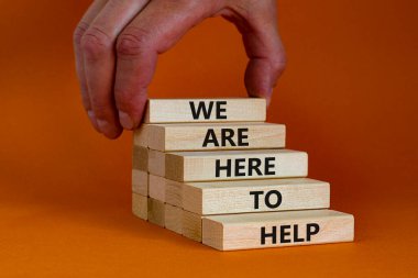 Destek ve yardım sembolü. 