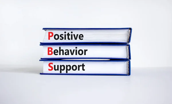 Símbolo Apoyo Comportamiento Positivo Palabras Conceptuales Apoyo Comportamiento Positivo Los — Foto de Stock