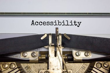 Erişilebilirlik ve ulaşılabilir sembol. 