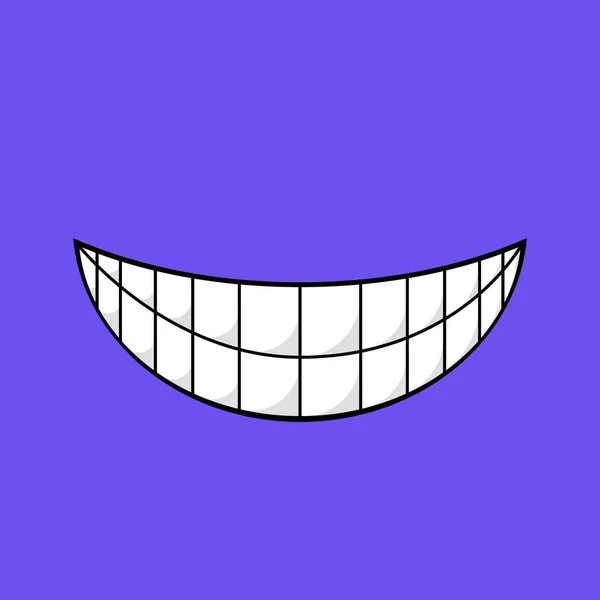 Návrh Šablony Ikon Úsměvu Usmívající Emotikonové Vektorové Logo Žlutém Pozadí — Stockový vektor
