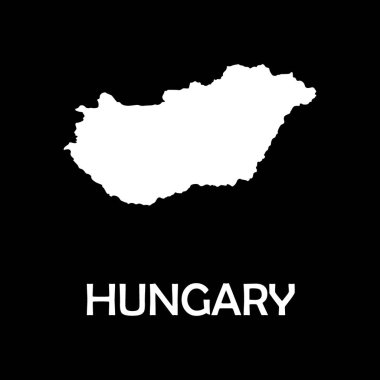Yüksek detaylı vektör haritası - Macaristan
