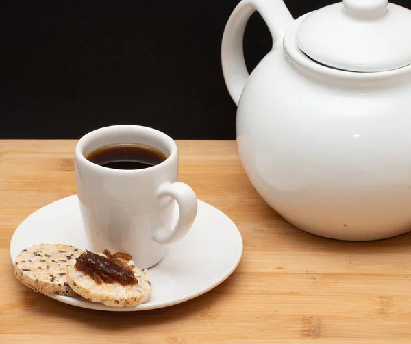 Cup Coffe Spoon — Fotografia de Stock