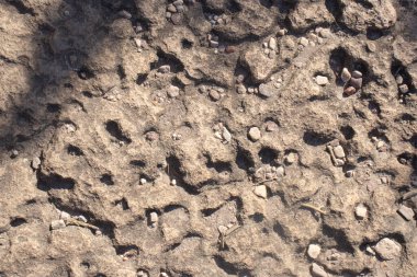 Incredible natural texture of beige rock