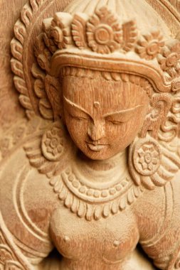 Nepal, Patan Sarayı 'nda ahşap oyma