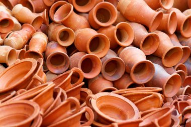 Çamur. Asam 'ın eski pazarında