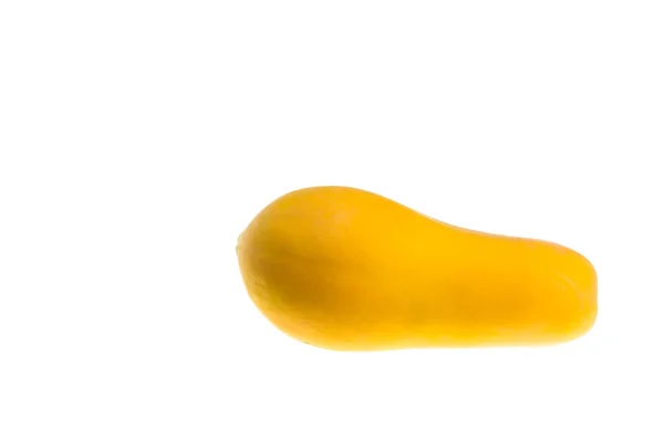Rijpe Papaya isoleren op witte achtergrond — Stockfoto
